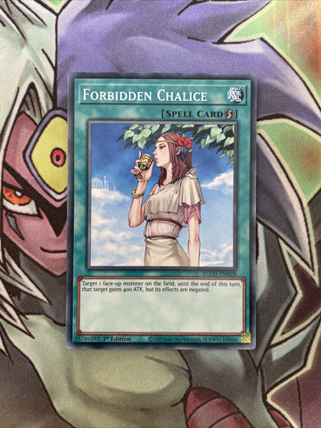 EGO1-EN028 Forbidden Chalice Common 1st Edition NM Yugioh Card