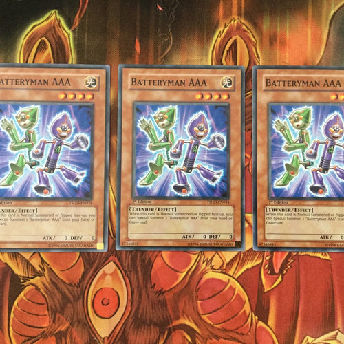TSHD-EN034 Yugioh 3x Batteryman AAA (Mixed)