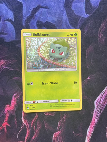 Bulbasaur 1/40 Mcdonalds HOLO FRENCH Near Mint Pokemon Card
