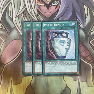 BP01-EN046 x3 Pot of Duality Starfoil Excellent Condition Yugioh