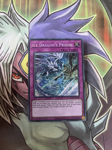 MP21-EN155 Ice Dragon's Prison Prismatic Secret Rare 1st Edition NM Yugioh Card