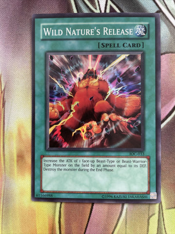 Ioc-033 Wild Nature's Release NM yugioh