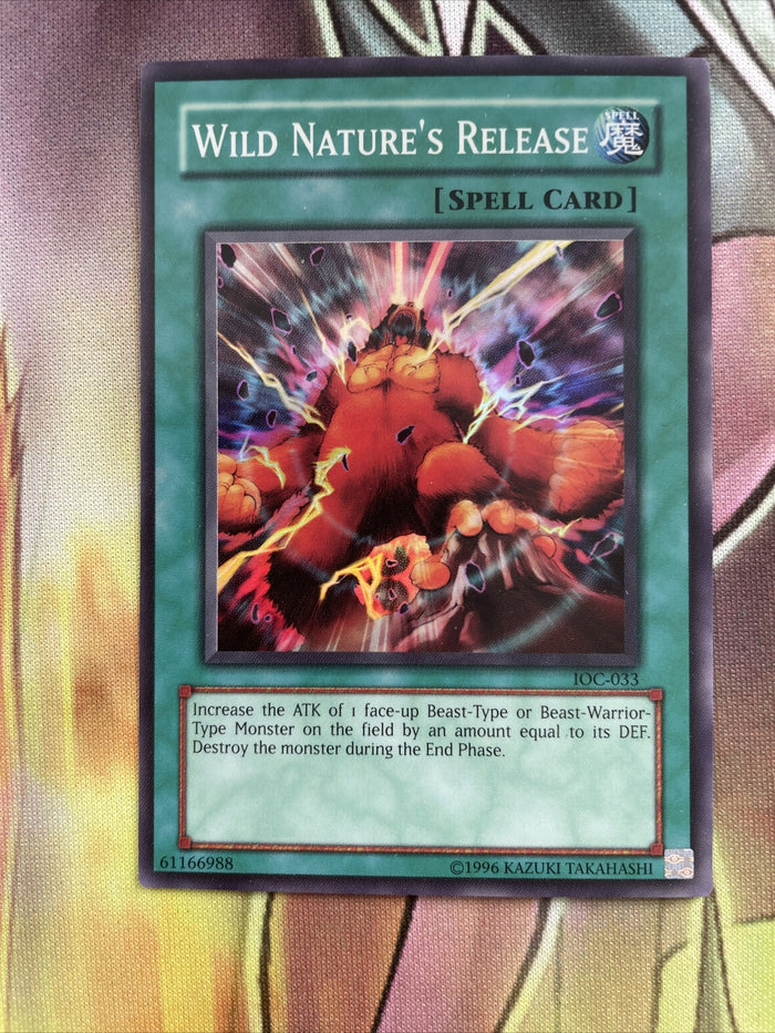 Ioc-033 Wild Nature's Release NM yugioh