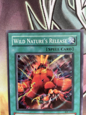 Ioc-033 Wild Nature's Release NM yugioh (back)