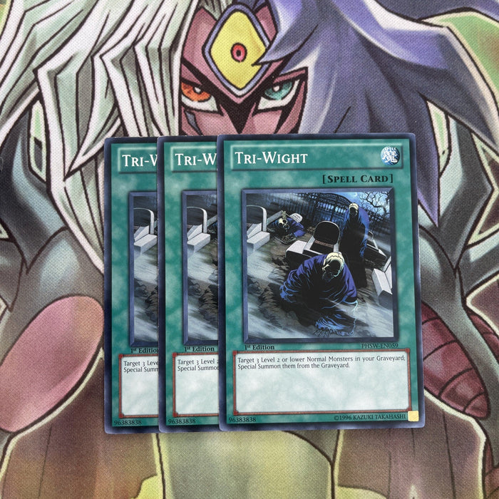 PHSW-EN059 x3 Tri-Wight Common Excellent Condition Yugioh