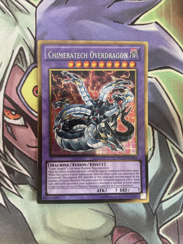 PGLD-EN056 Chimeratech Overdragon Gold Rare Unl Edition NM Yugioh Card
