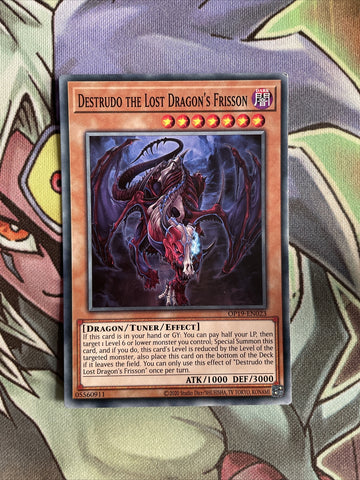 OP19-EN023 Destrudo The Lost Dragon's Frisson Common Unlimited Ed NM Yugioh Card