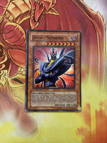 LODT-EN007 Jinzo - Lord 1st Edition Super Rare EX/NM Yugioh ITALIAN