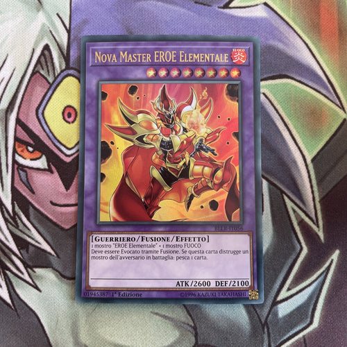 BLLR-EN056 Elemental Hero Nova Master Ultra Rare ITALIAN 1st Edition NM Yugioh