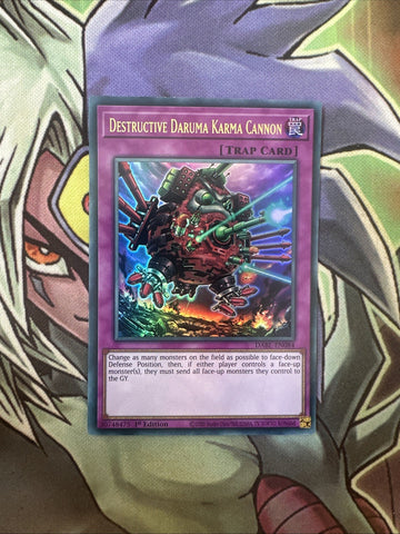 DABL-EN084 Destructive Daruma Karma Cannon Ultra Rare 1st Edition NM Yugioh Card