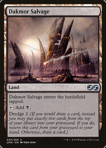Dakmor Salvage Ultimate Masters Excellent Magic MTG