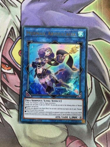 DANE-EN094 Mermail Abyssalacia Ultra Rare 1st Edition Near Mint Yugioh Card