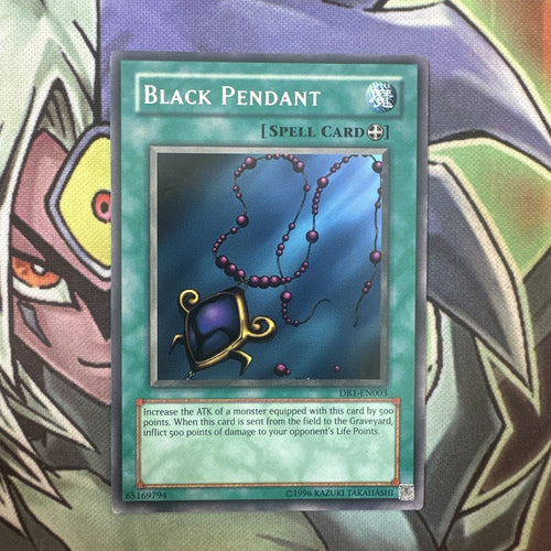 DB1-EN003 Black Pendant Rare Unlimited Edition NM Yugioh Card