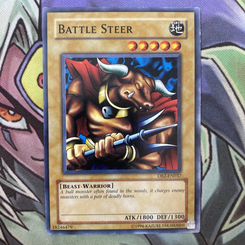 DB2-EN037 Battle Steer Common Unlimited Edition NM Yugioh Card