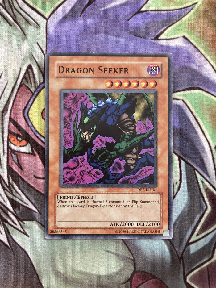 DB2-EN101 Dragon Seeker Common UNL Edition NM Yugioh Card