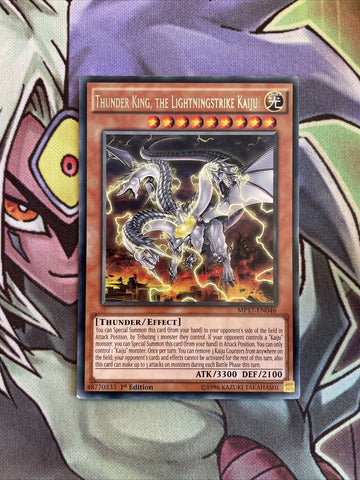 MP17-EN046 Thunder King, The Lighting Strike Kaiju 1st Edition NM Yugioh Card