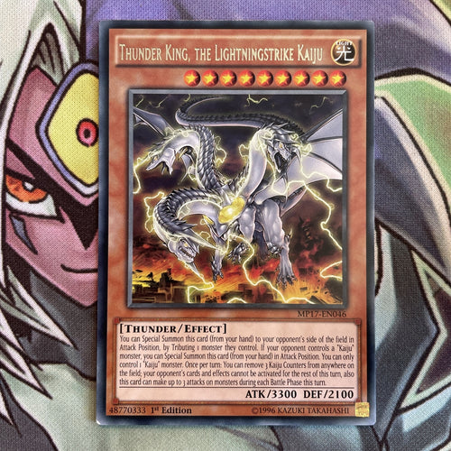 MP17-EN046 Thunder King, The Lighting Strike Kaiju 1st Edition NM Yugioh Card