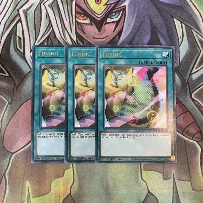 MAGO-EN145 x3 Tuning Rare Excellent Condition Yugioh