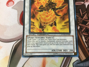 DT04-EN088 Yugioh! ANCIENT FLAMVELL DEITY DUEL TERMINAL! (back)