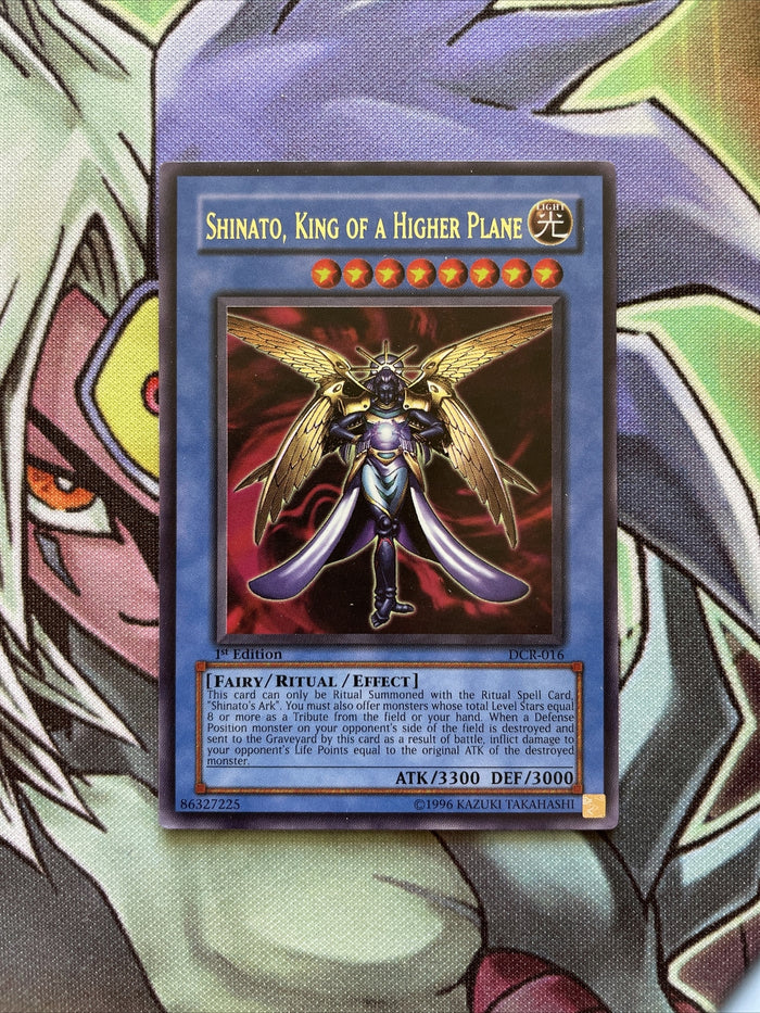DCR-016 Shinato, King Of A Higher Plane Ultra Rare 1st Edition NM Yugioh Card