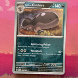 Pokemon Card Paldean Clodsire Obsidian Flames Reverse Holo 129/197 Near Mint