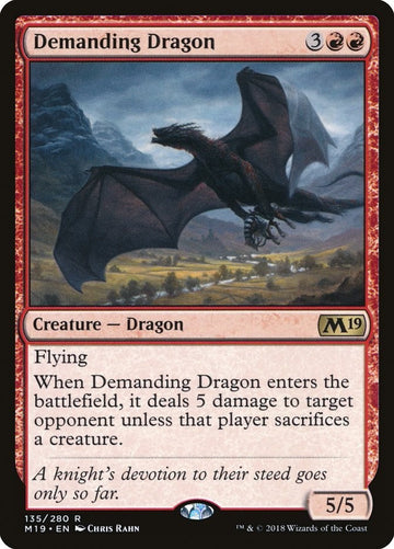 Demanding Dragon Magic 2019 Excellent Magic MTG