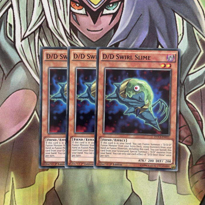 DOCS-EN011 x3 D/D Swirl Slime Common Excellent Condition Yugioh