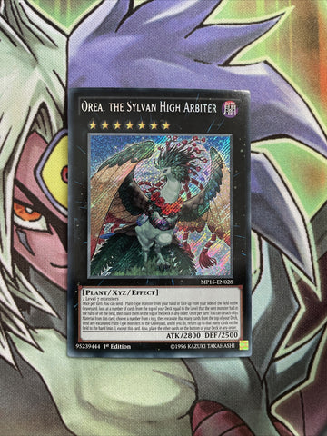 MP15-EN028 Orea, The Sylvan High Arbiter Secret Rare 1st Edition LP Yugioh Card