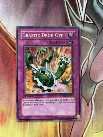 PTDN-EN074 Yugioh Drastic Drop Off - Ultra Rare - Near Mint - 1st ed