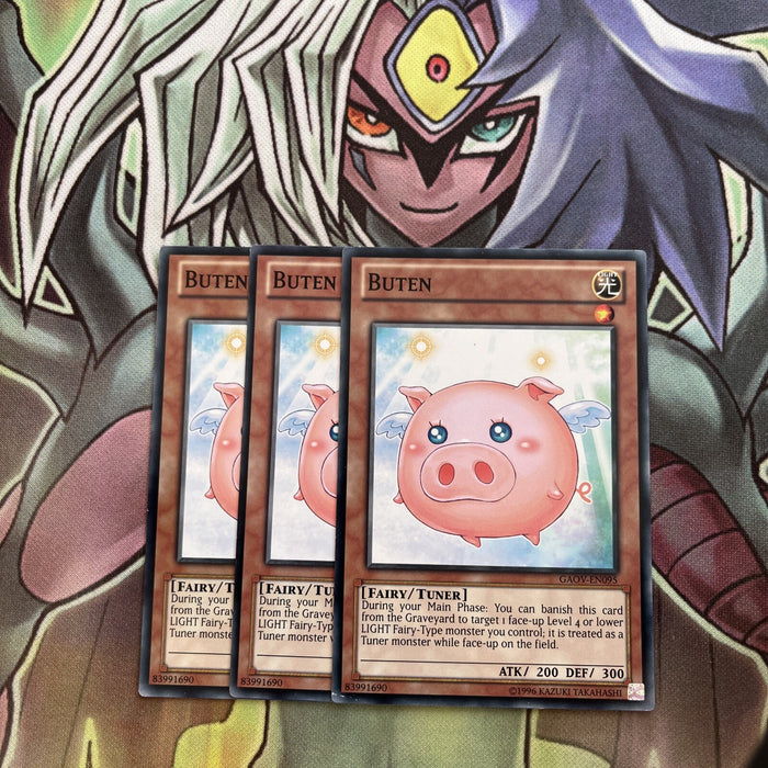 GAOV-EN095 x3 Buten Common Excellent Condition Yugioh