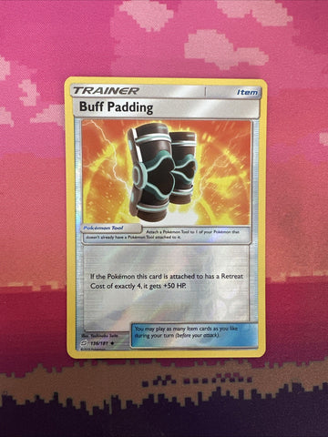 Pokemon Card Buff Padding Team Up Reverse Holo 136/181 NM
