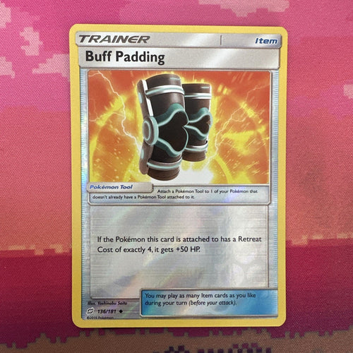 Pokemon Card Buff Padding Team Up Reverse Holo 136/181 NM