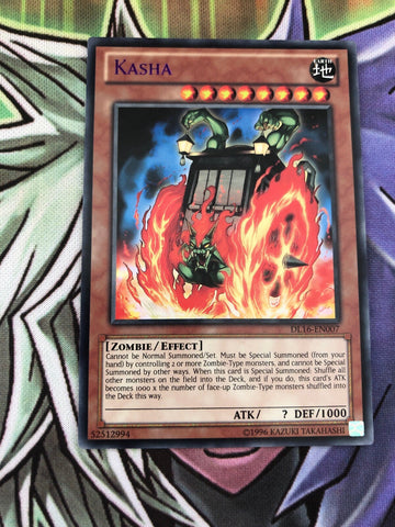 DL16-EN007 Yugioh Kasha PURPLE RARE