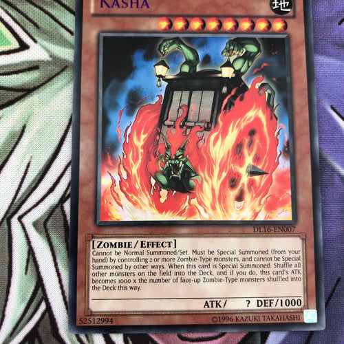 DL16-EN007 Yugioh Kasha PURPLE RARE