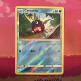 Pokemon Card Carvanha Guardians Rising Reverse Holo 27/145 Near Mint