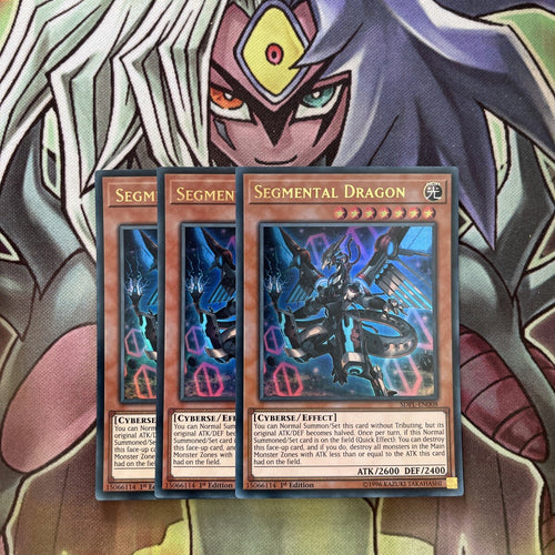 SDPL-EN008 x3 Segmental Dragon Ultra Rare Excellent Condition Yugioh