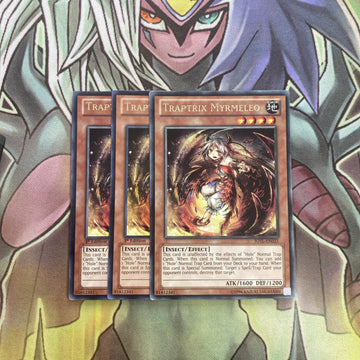 JOTL-EN033 x3 Traptrix Myrmeleo Rare Excellent Condition Yugioh