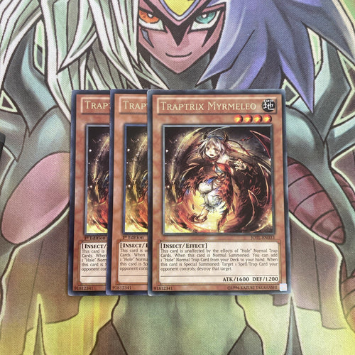 JOTL-EN033 x3 Traptrix Myrmeleo Rare Excellent Condition Yugioh