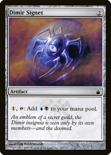 Dimir Signet Ravnica: City Of Guilds Excellent Magic MTG