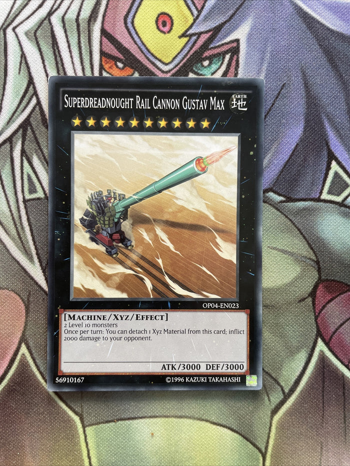 OP04-EN023 Superdreadnought Rail Cannon Gustav Max UNL Ed NM Yugioh