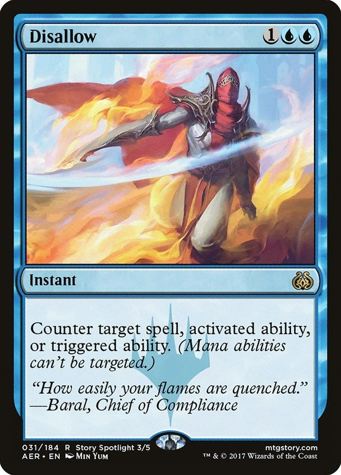 Disallow Aether Revolt Excellent Magic MTG