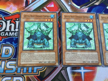 FOTB Yugioh 3x Crystal Beast Emerald Tortoise Mixed Sets (Mixed) (back)