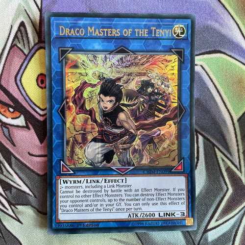 CHIM-EN099 Draco Master Of The Tenyi Ultra Rare 1st Edition NM Yugioh Card