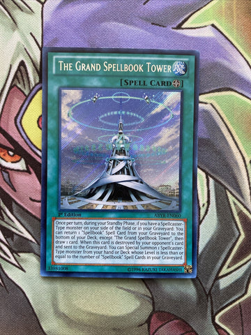 ABYR-EN060 The Grand Spelbook Tower Secret Rare 1st Edition NM Yugioh Card