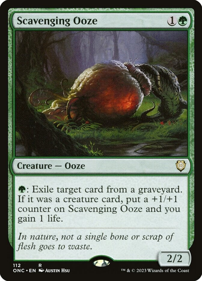 Scavenging Ooze - Phyrexia: All Will Be One Commander Excellent Magic MTG