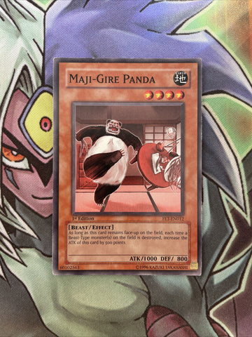 FET-EN012 Maji-Gire Panda Common 1st Edition NM Yugioh Card