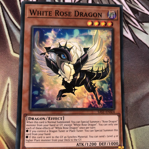 SAST-ENSE4 White Rose Dragon Super Rare Limited Edition Mint YuGiOh Card
