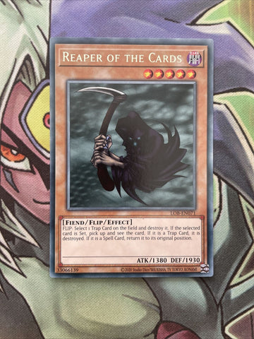 LOB-EN071 Reaper of the Cards Rare Unlim Edition NM Yugioh Card