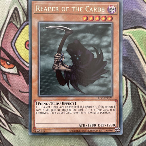LOB-EN071 Reaper of the Cards Rare Unlim Edition NM Yugioh Card