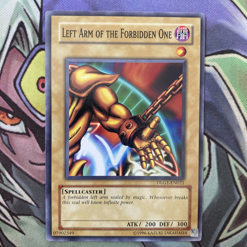 DLG1-EN021 Left Arm Of The Forbidden One Common Unlimited Edition NM Yugioh Card